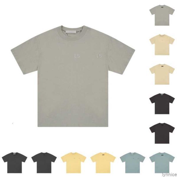 

essentail tees t-shirts luxury designer fashion clothing essent short sleeve t-shirt men's women's trend casual essentiel 888t, White;black