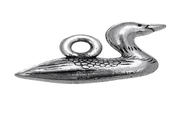 

online whole antique silver color 3d cute duck alloy charms alloy animal pendant charms 50pcslot drop aac7774092611, Bronze;silver