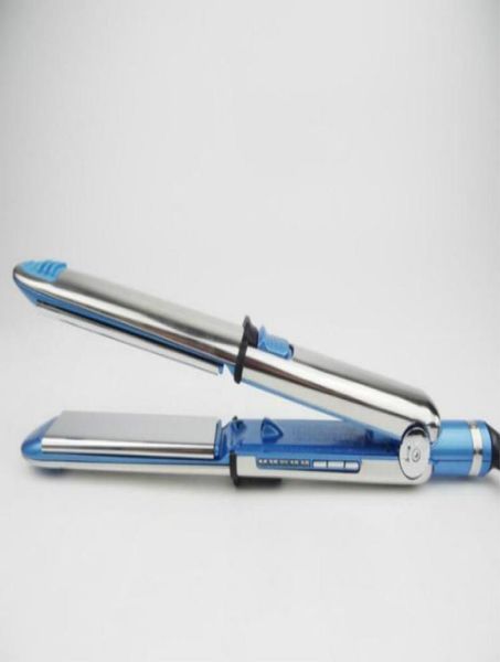 

lcd digital 220240v display titanium plates flat iron straightening irons styling tools professional hair straightener9696302, Black