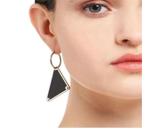 

triangle hoop earrings stud personality drop dangle earring alloy fashion earrings for women girls jewelry3337810, Golden;silver