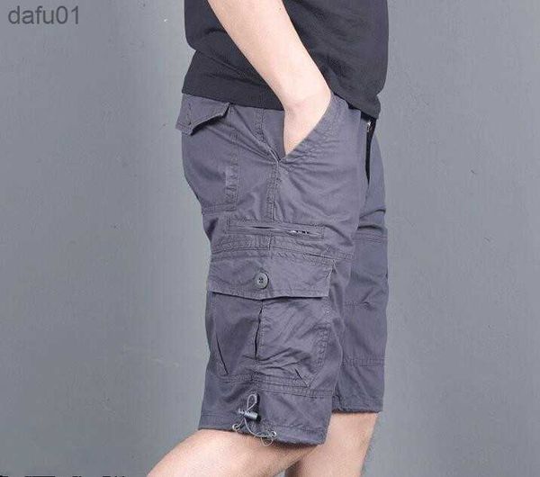 

men's shorts men summer casual shorts cotton men's shorts army green cargo shorts men clothing plus size s-5xl l230520, White;black