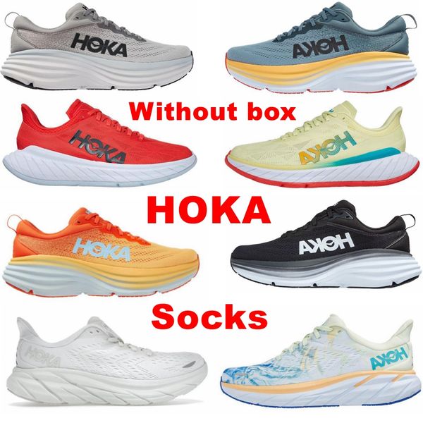 

hoka bondi 8 shoes women mens hokas clifton 8 9 running sports shoe triple white black cyclamen sweet lilac people trainers carbon x 2 on cl
