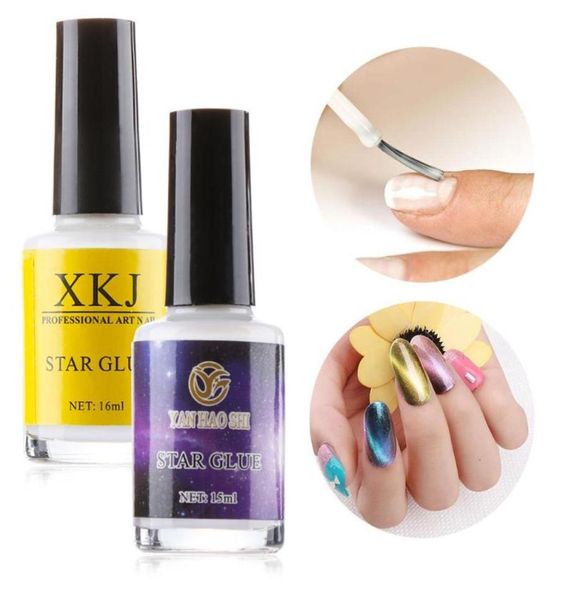 

nail gel 15ml diy galaxy star adhesive art glue transfer decal accessories manicure tools for foil sticker tips7159475, Red;pink