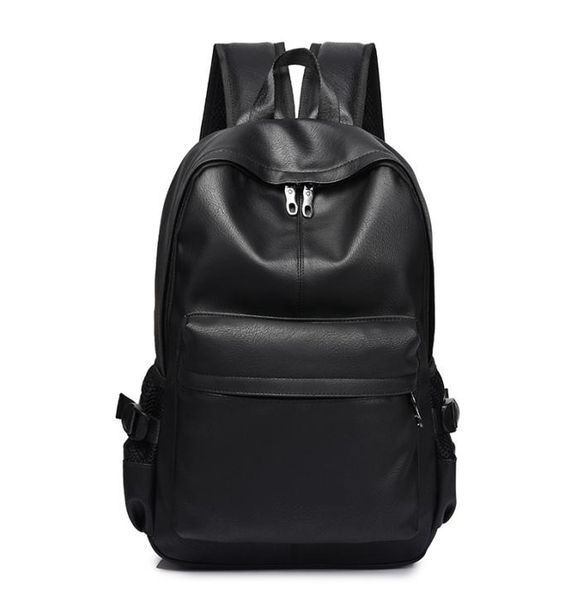 

new fashion men backpack men039s backpacks for teenager pu leather backpacks male travel6702057