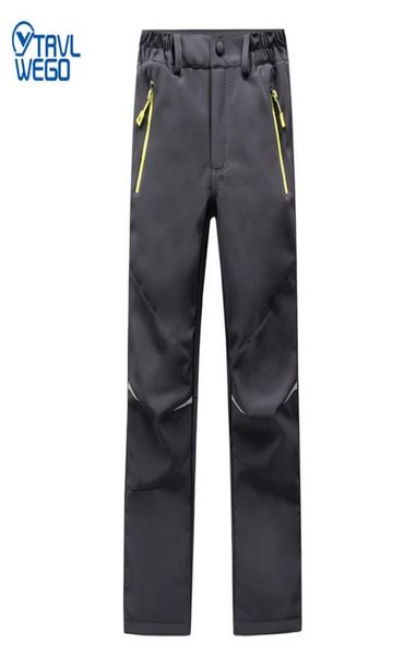 

trvlwego ski pants hiking camping sports winter boy girl night glow waterproof breathable soft shell thick snow pants kids6261876