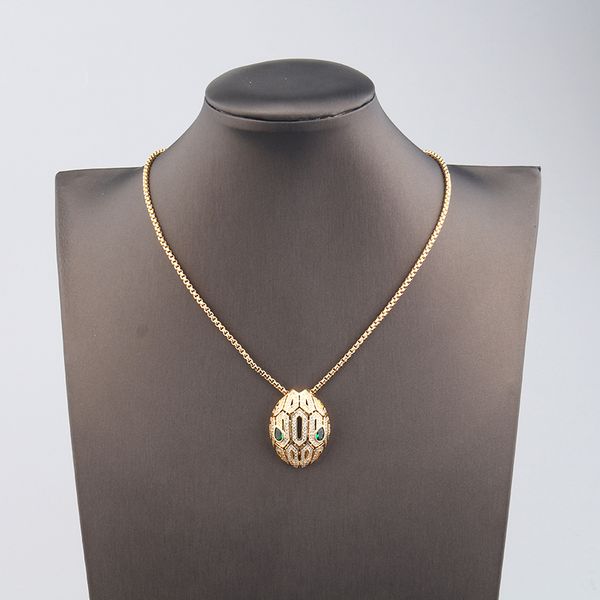 

classic fashion silver gold chain diamond pendants long necklaces set for women trendy luxury designer jewelry party christmas wedding gifts