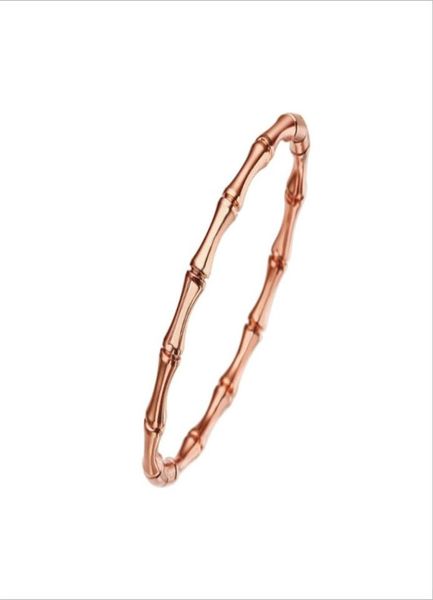 

2021 luxury designer bracelet love bangle for women men simple fashion buckle stainless steel bamboo joint personality gold bracel7461033, Black