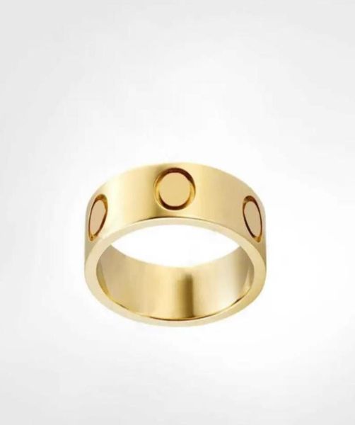 

love screw ring mens rings classic luxury designer jewelry women titanium steel goldplated gold silver rose never fade lovers cou7102700