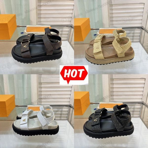 

2023 designer cordoba flat comfort women slippers sandals and espadrilles sandal sunset rubber womans sandal ivory black summer footwear pla