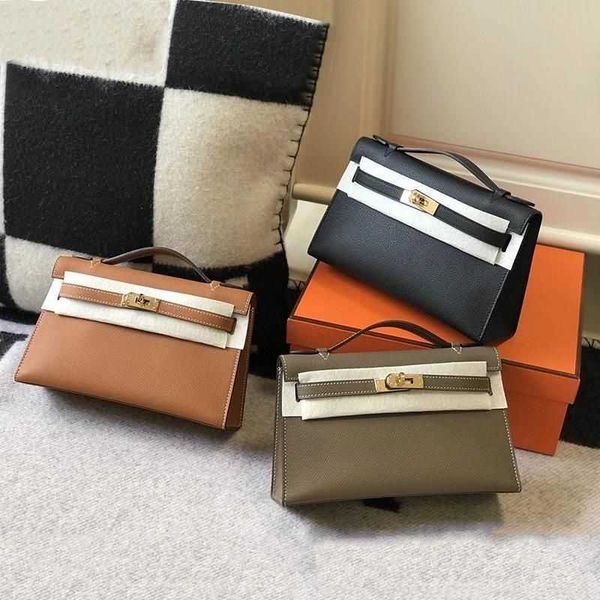 

wholesale designer h ermes totes handbags 2023 new mini kelys bag generation one shoulder cross body portable chain leather women's hea