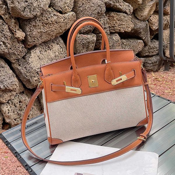 

h birkins erms bags designer handmade canvas women's casual capacity handbagqq