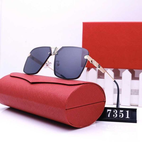 

glasses mens gradient sun glasses luxury eyeglass full frame glasses eyeglasses fashion simple big square gold frame uv400 beach show luxury, Blue