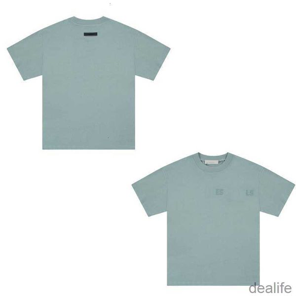

esssentiel designer mens t-shirts tees fashion print essent short sleeve chest letter loose casual tshirt cotton for men women essentail 32, White;black