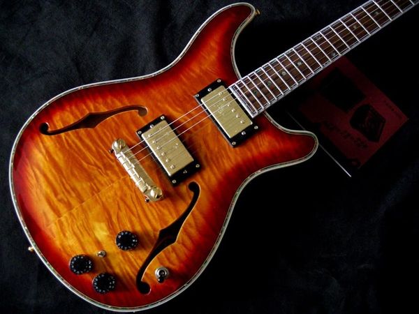 

half hollow jazz electric guitar prs signature slash guitar custom shop