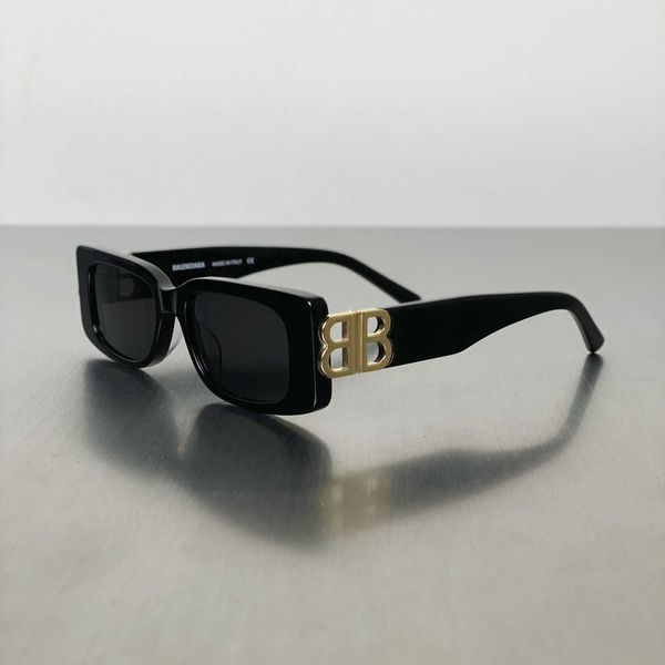 

classic double b paris family square letter women's fashion fashionable sunglasses men bb0096s, White;black