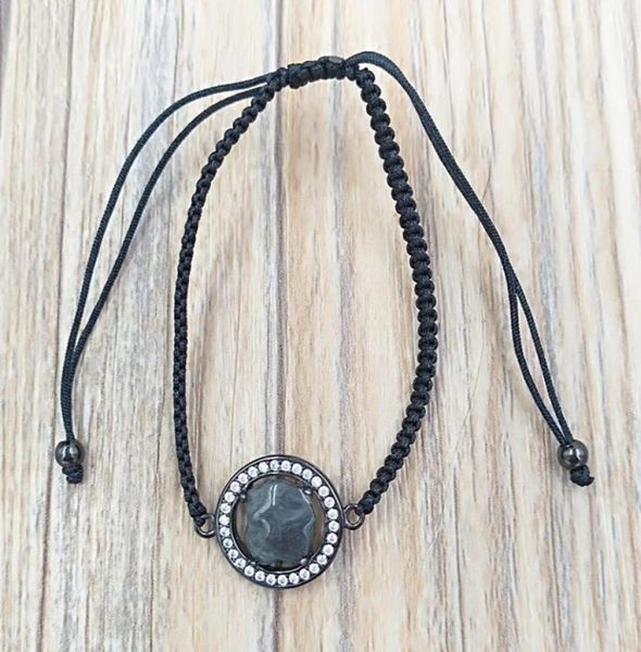 

camille bracelet in silver with labradorite and diamonds authentic 925 sterling silver bracelets fits european bear jewelry style 9218865, Golden;silver