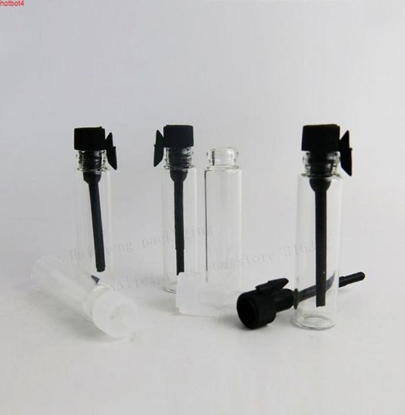 

500 x mini glass perfume small sample vials bottle 1ml empty laboratory liquid fragrance test tube trial bottlegoods1585750