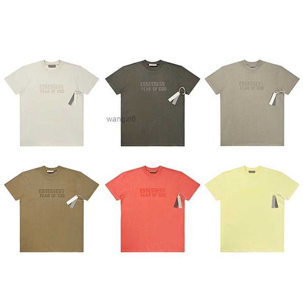 

mens desiger summer t essentail sleeve essen crewneck t-shirt women crew neck quick dry band ptff, White;black