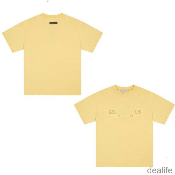 

essentail desiger mens t-shirts essent short sleeve fashion letter shirts tee essentiel streetwear casual clothing kju8, White;black