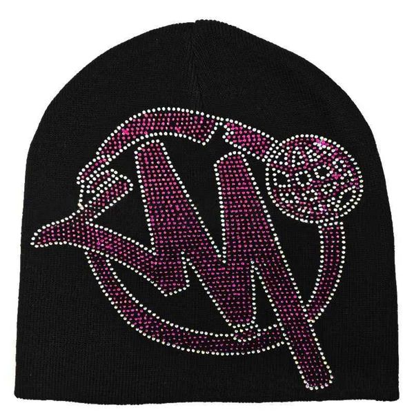 

minus two cargo hat pullover hats men women streetwear autumn winter minus two beanie knitting kpop fashion hip-hop cap wool warm cold 5 7st, Blue;gray