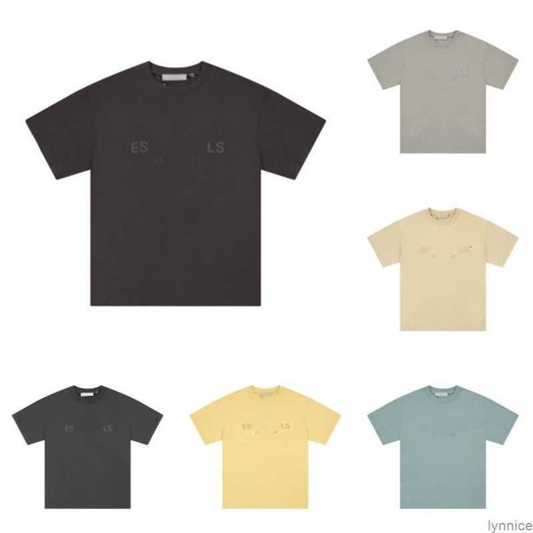 

essent tees tshirts luxury designer essentail fashion clothing letter printed short sleeve t-shirt for mens womens casual gf05, White;black