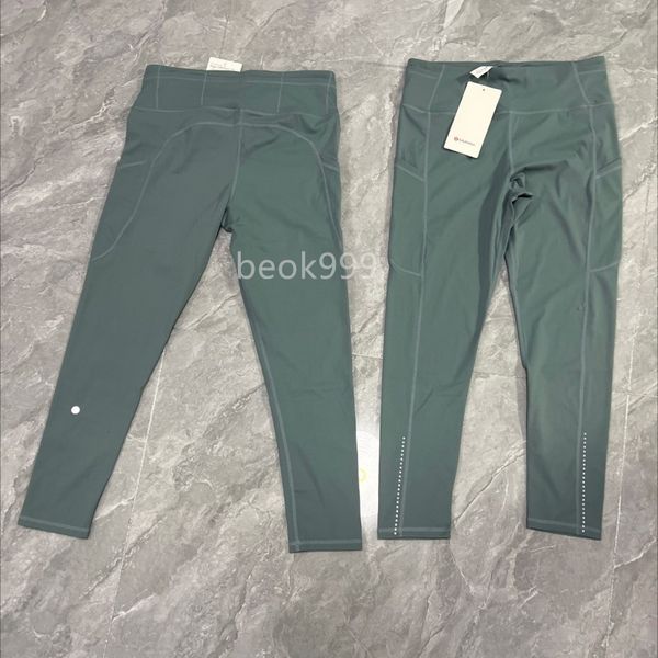 

yoga outfit ll athletica fast and with standard stretch double sided high waist cropped yoga pants reflective side polka-dot leg pants
