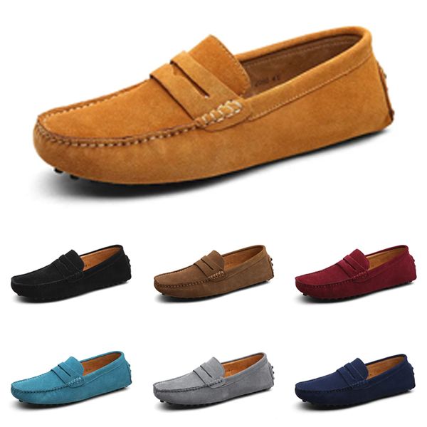 

casual shoes men black brown red orange dark green blue grey mens trainers outdoor sports sneakers color1