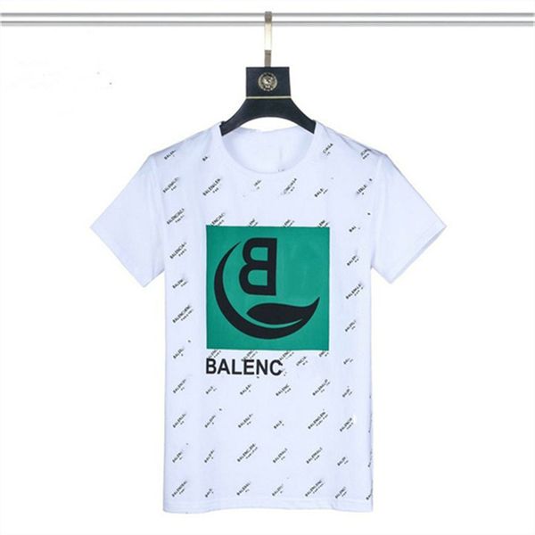 

summer new men's t-shirt fashion trend designer european and american style printed personality hundred match young charm internet cele, White;black
