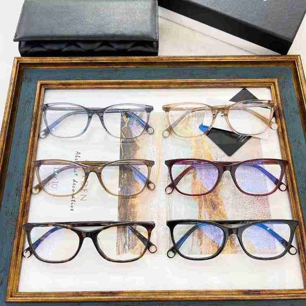 

fashion sunglasses frames designer tiktok popular the same literary japanese and korean ins style glasses women plain frame ch51, Black