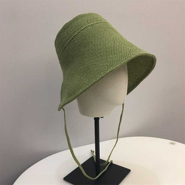 

wide brim hats 2023 fashion linen women fisherman's hat spring summer sunscreen hat big brim bucket hat edge anti-ultraviolet uv sun ha, Blue;gray