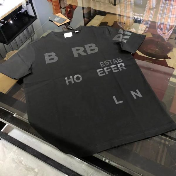 

t-shirt tshirt designer oversized t shirt summer short sleeve classic luxury casual chest letter shirt vest senior comfortable pure cotton t, White;black