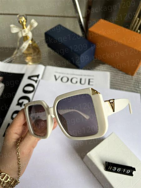 

luxury designer sunglasses classic louise viuton louis vuitton lv eyeglasses goggle outdoor beach driving fashion sun glasses for man woman, White;black