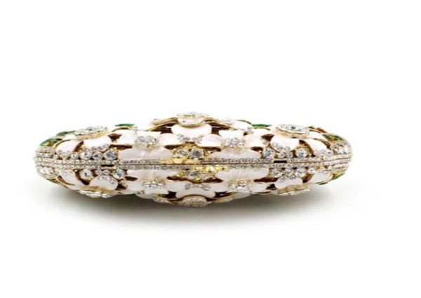 

evening bags women yellow clutch wallets ladies full diamond white flower day clutches purses female black beaded bag with chain h8026016