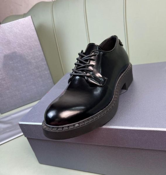 

new fashion 2022 men039s elegant oxford shoes handmade party wedding dress shoes men brand formal genuine leather flats size 388968585, Black