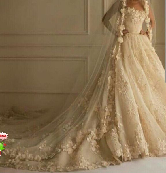 

ivory three meters bridal veils tulle hem lace appliques wedding veil 2021 new arrival modern chic w1734695, Black