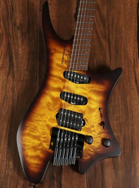 

boden standard 6 ssh trem quilt bengal burst electric guitar2988194