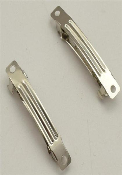 

300pcs 5cm french style clips barrettes for hair bows hairbow 5cm249t1324373, Blue;slivery
