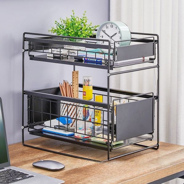 

under Disassembly kitchen sink sheing household floor type push and pull sundry storage rack