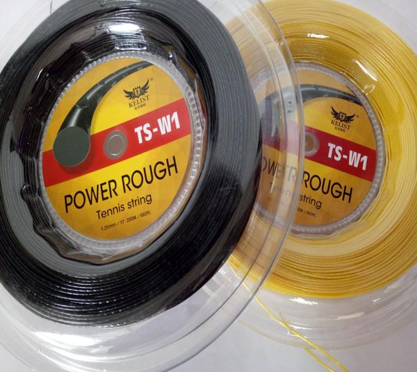 

quality kelist alu power rough black reel tennis racket string 660 ft 200msame quality as luxilon string7127140