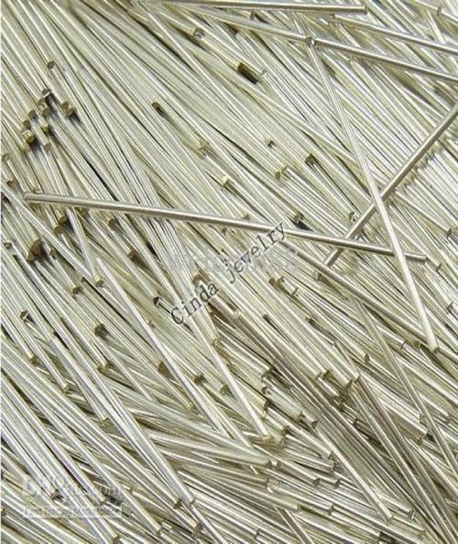 

20pcslot 925 sterling silver earring needles findings components for diy craft jewelry 08x3x13mm wp0434114049