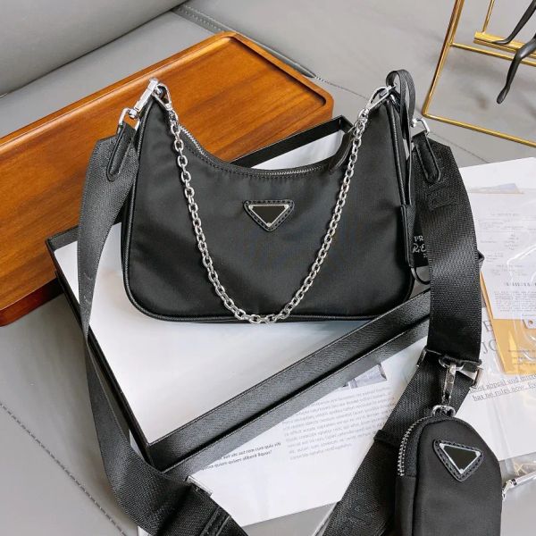 

designers bags womens luxurys handbags hobo purses lady handbag crossbody shoulder channel totes fashion wallet three in one triangle bag