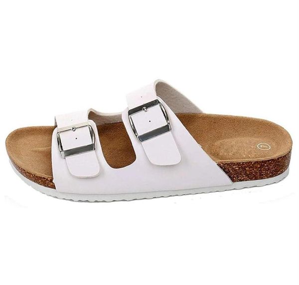 

quality new womens arizona 2 strap cork footbed sandals platform flip flops casual summer beach slippers with adjustable metal buc4968809, Black