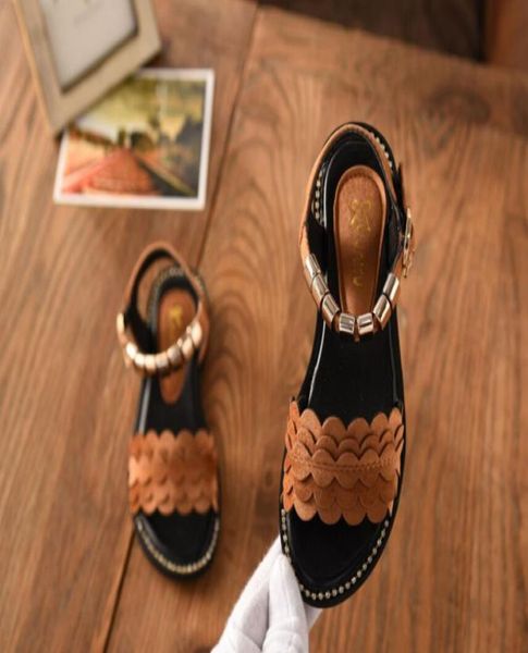 

girls princess sandals 2018 new summer brand rhinestone toddler children casual shoes kids party shoe soft soles size 27379268753, Black;red