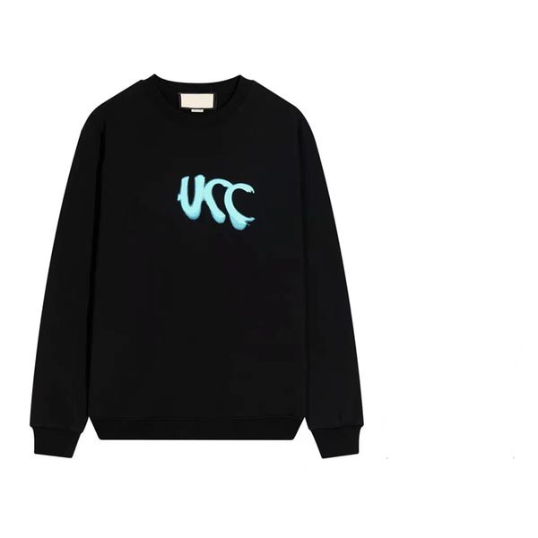 

23ss mens sweaters designer sweaters mens hoodies pure cotton sports and leisure trendy new couples' same clothing, Black