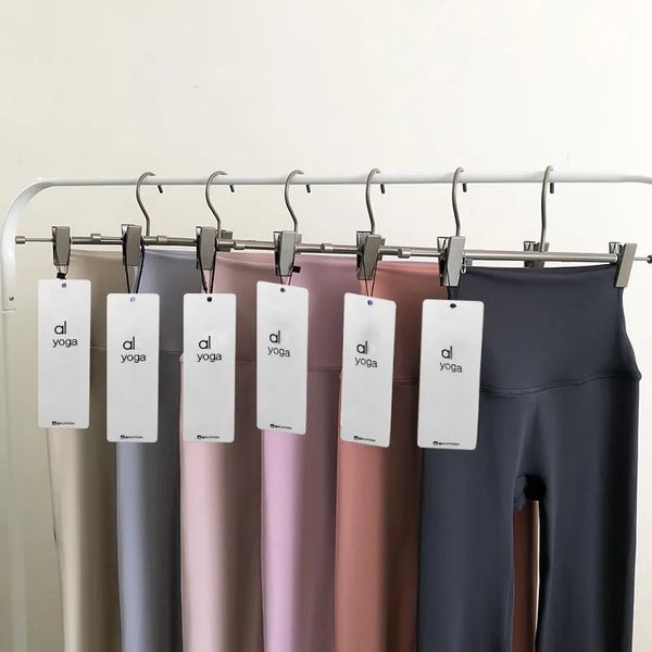 

al yoga aerial double-sided brushed non-marking nude feel high waist nylon fitness yoga pants sports yoga clothing please check the size to