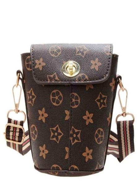

vintage retro flower print crossbody messenger bag flip pu leather shoulder backpack purses for girls lady small size mini fanny p3394345