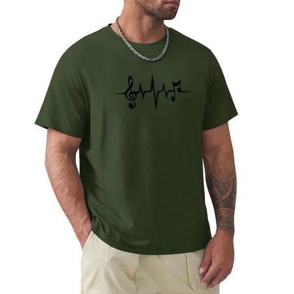

men's polos music heartbeat notes clef frequency wave sound festival t-shirt sweat shirts graphics t shirt mens clothes 8otyh, White;black