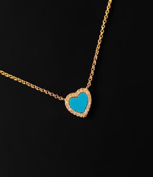

s925 sterling silver blue love clavicle chain female summer cool and lovely temperament luxury brand monaco jewelry28966466960992