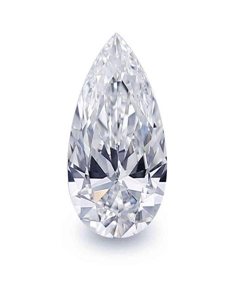 

fast delivery pear cut loose diamonds lab moissanite 035ct to 6ct gra test pass jewelry diy ring earrings material6631631, Silver