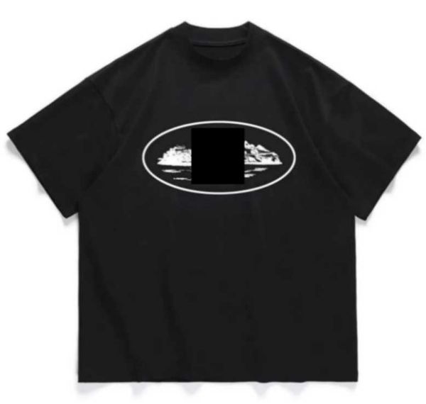 

mens tshirts corteiz alcatraz t shirt men vintage graphic print hip hop street short sleeves tshirts fashion trends uk drill clothes hc2, White;black